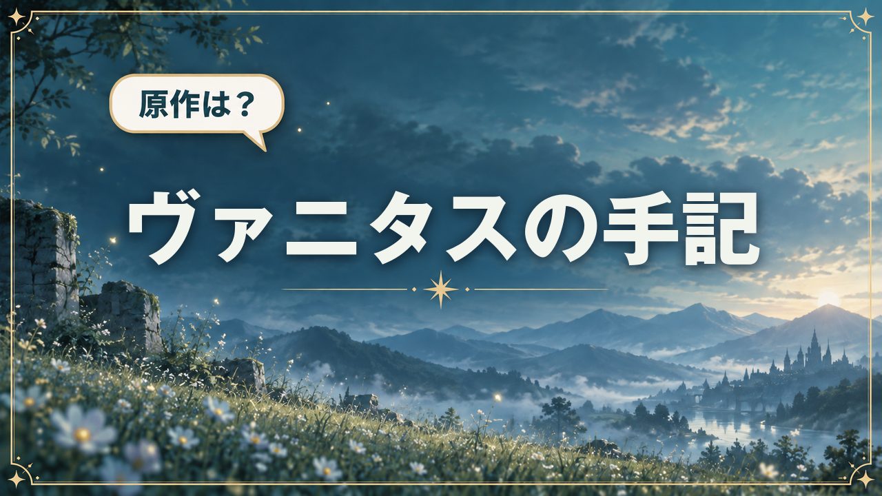 ヴァニタスの手記|原作は?