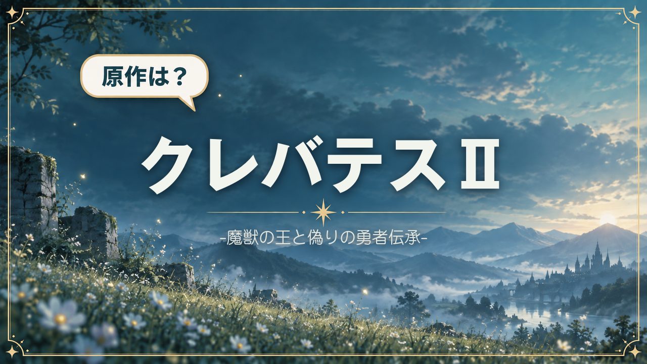 クレバテスⅡ-魔獣の王と偽りの勇者伝承-｜原作は？