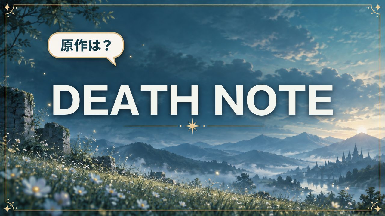 DEATH NOTE｜原作は？