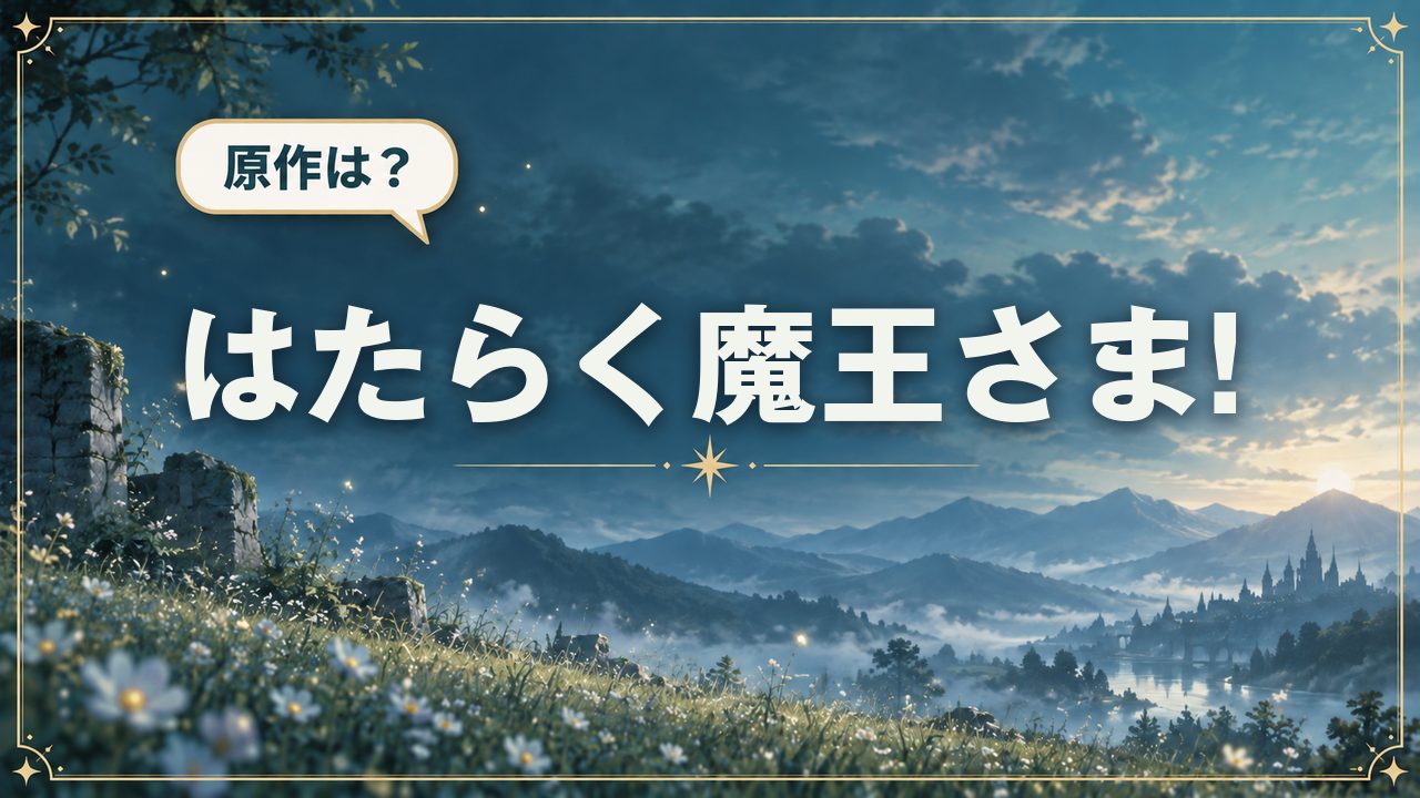 はたらく魔王さま!｜原作は？