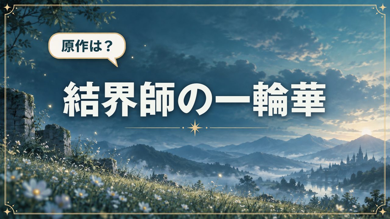 結界師の一輪華|原作は?