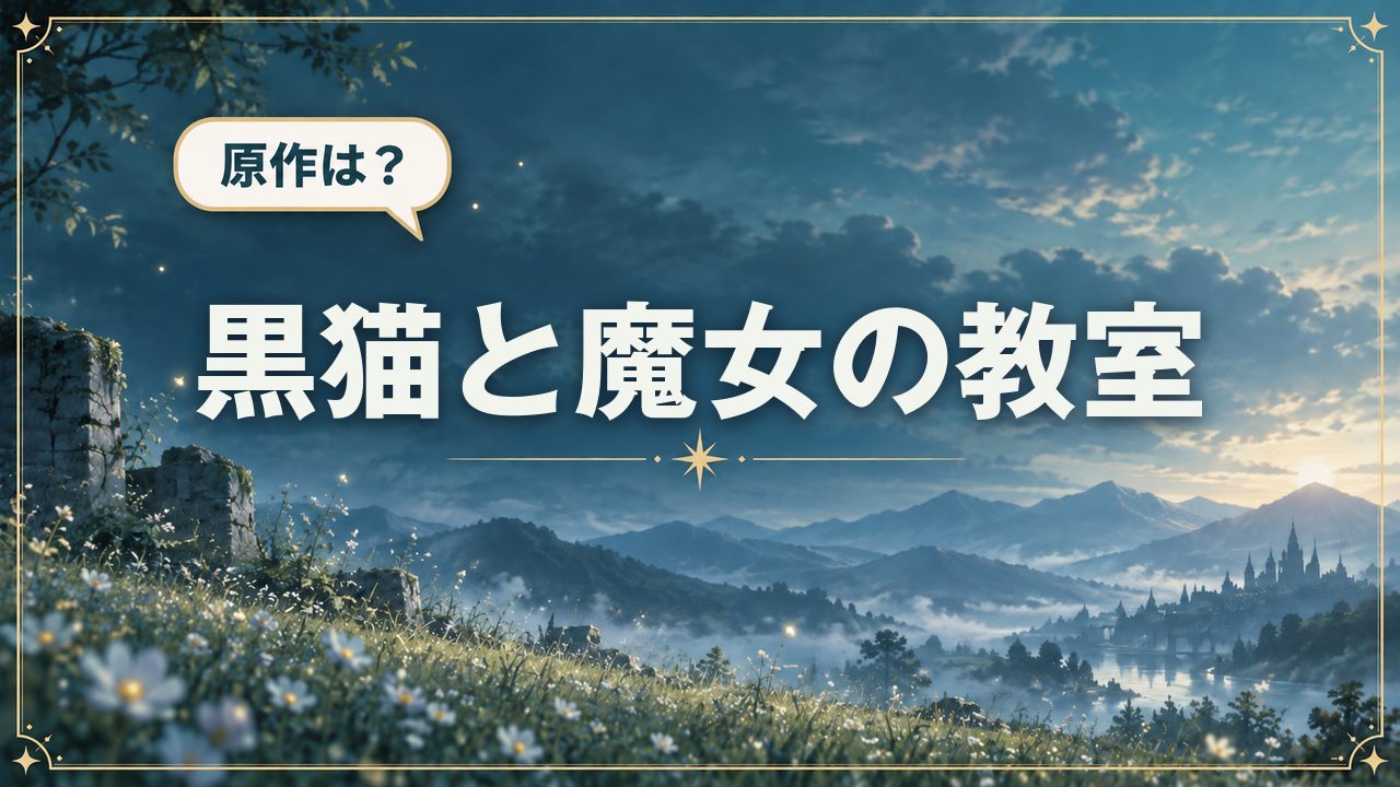 黒猫と魔女の教室｜原作は？