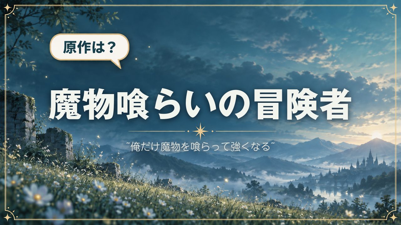 魔物喰らいの冒険者 ~俺だけ魔物を喰らって強くなる~｜原作は？