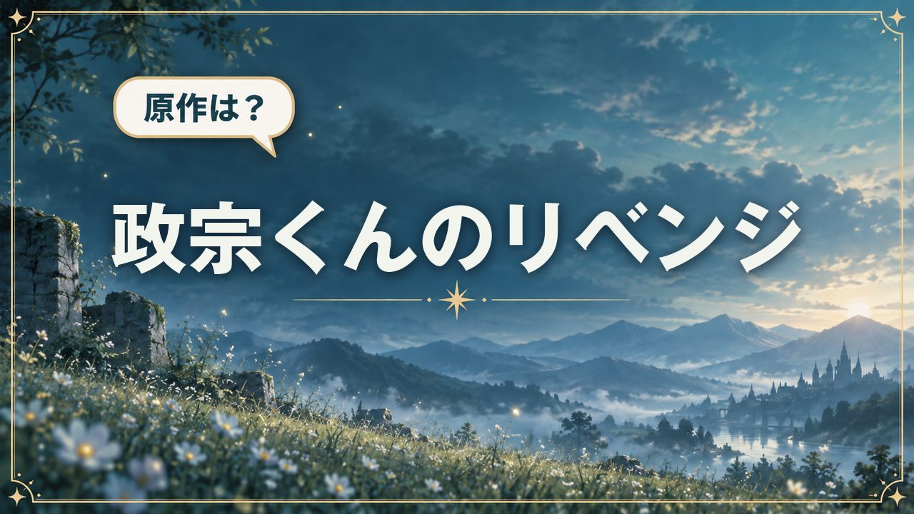 政宗くんのリベンジ｜原作は？