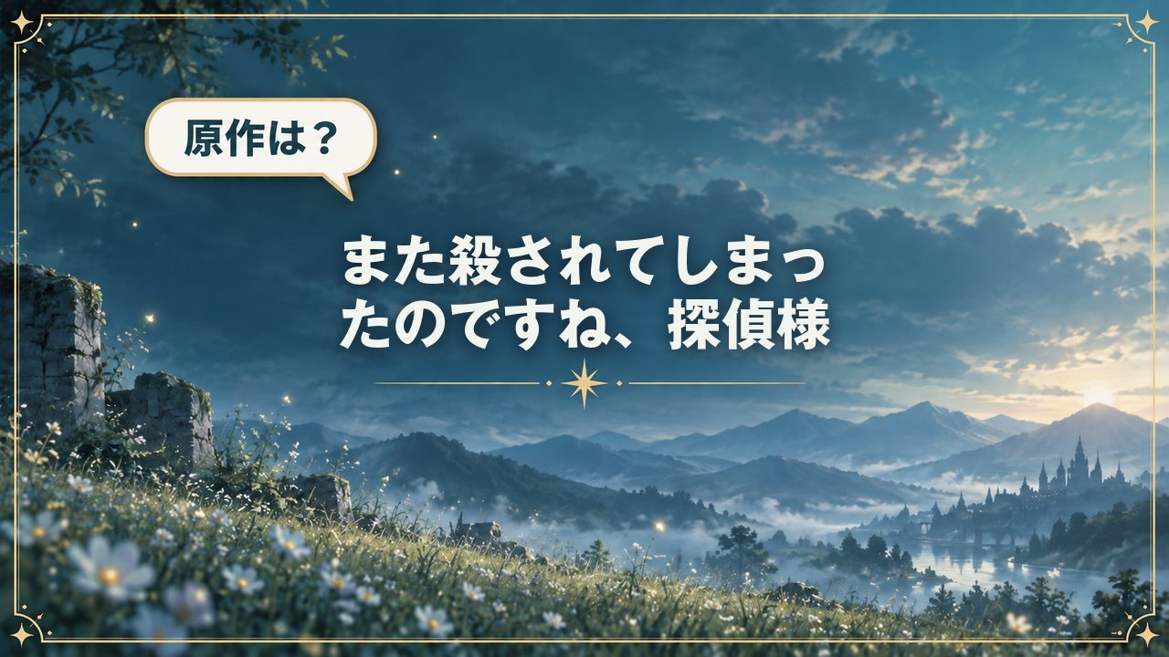 また殺されてしまったのですね、探偵様｜原作は？