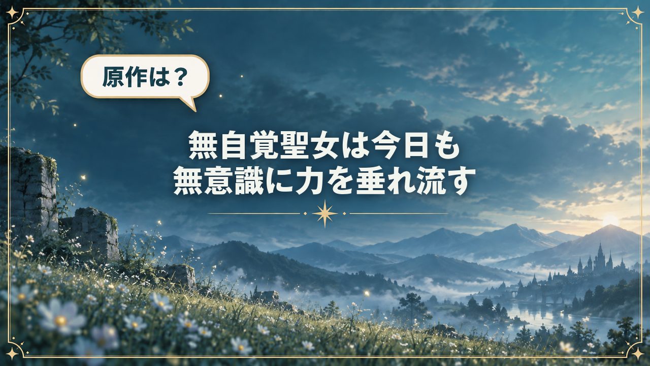 無自覚聖女は今日も無意識に力を垂れ流す｜原作は？
