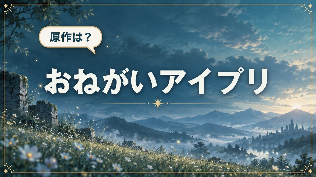 おねがいアイプリ｜原作は？