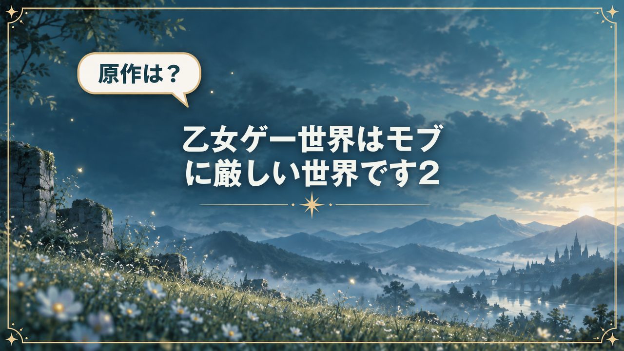 乙女ゲー世界はモブに厳しい世界です2｜原作は？