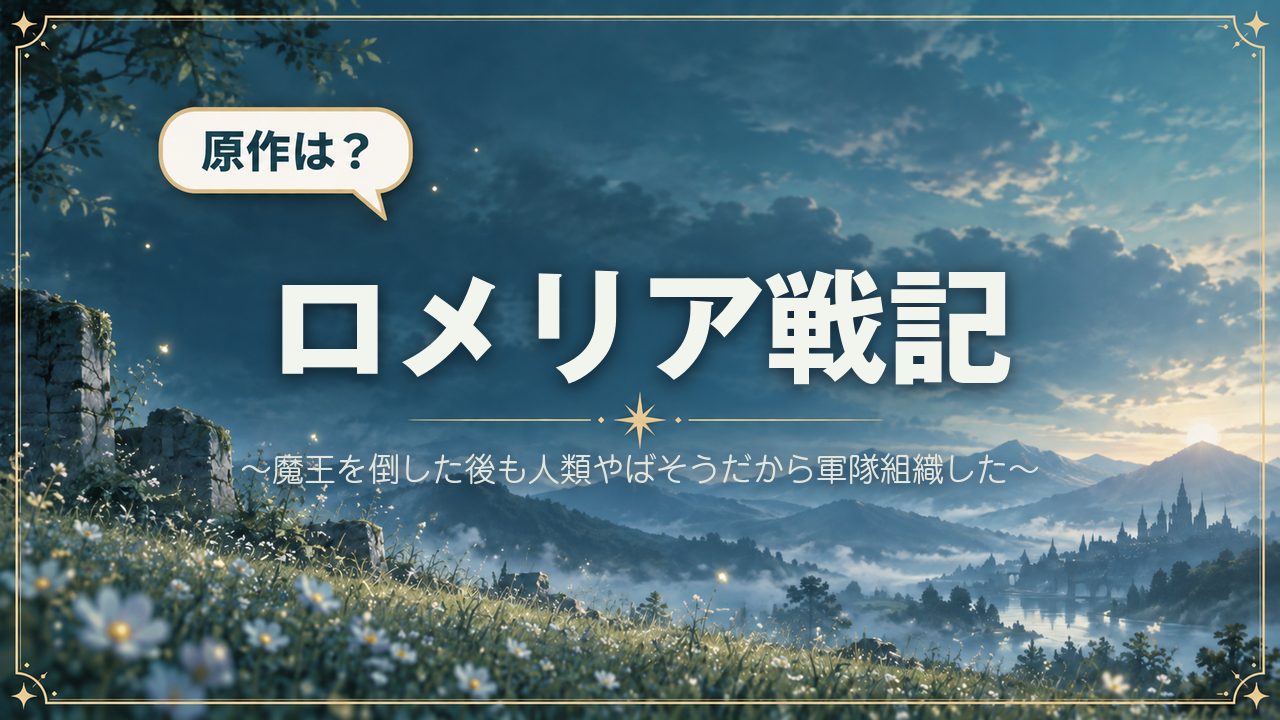 ロメリア戦記 〜魔王を倒した後も人類やばそうだから軍隊組織した〜｜原作は？